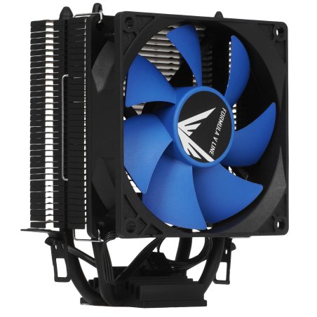 Кулер для процессора Aerocool / Formula Verkho 1-3P черный/синий, 90 мм, алюминий/медь, 2300 об/мин, 27.6 дБ, 3 pin, 100 Вт, 125 мм