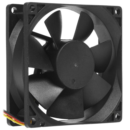 Вентилятор для корпуса Gembird FANCASE черный, 80 мм, 2600 об/мин, 27 дБ, 3 pin