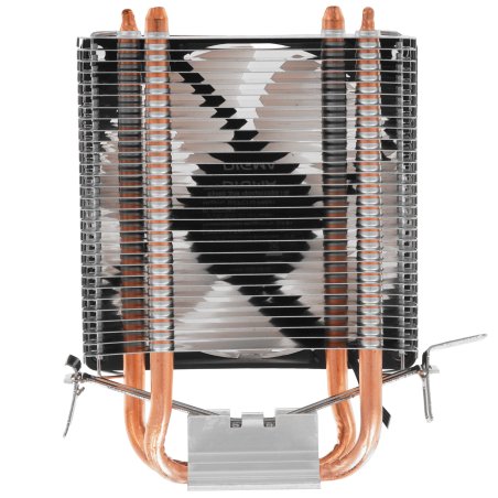 Кулер для процессора Digma D-CPC110-PWM1 черный, 90 мм, алюминий/медь, 2200 об/мин, 23 дБ, 4 pin, 110 Вт, 130 мм