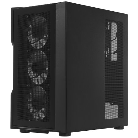 Компьютерный корпус 1STPLAYER TRILOBITE T7-P черный ATX 4x120мм LED fans T7-P-BK-4F1