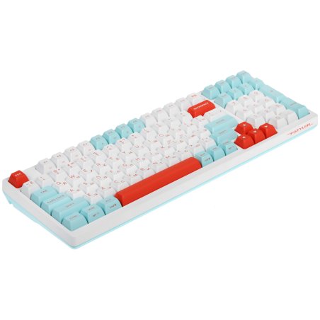 Клавиатура проводная A4Tech Fstyler FS300 (FS300 PANDA SNORKLENING), USB, белый