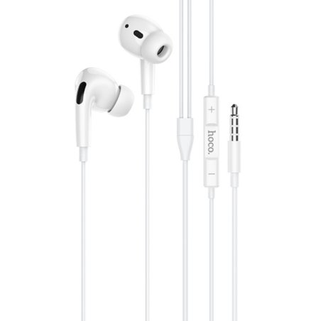 Наушники внутриканальные Hoco M1 Pro 1.2м белый проводные в ушной раковине