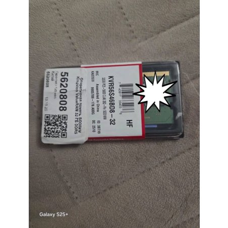 Оперативная память Kingston 8Gb 3200MHz DDR4 SO-DIMM Non-ECC CL22 1Rx8 (Select Regions ONLY)