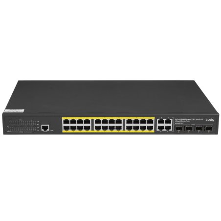 Коммутатор Cudy GS2028PS4-300W (L2) 28x1Gbит/с 4SFP 24PoE+ 300W управляемый