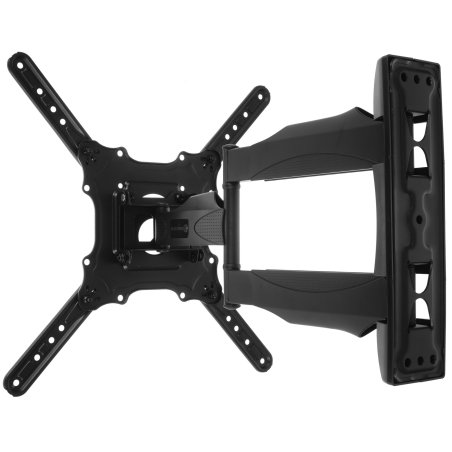 Кронштейн ONKRON M4 черный 32-65" макс. 400x400, 2 колена, наклон -5º+8º, поворот 180º макс, от стены 55-500мм