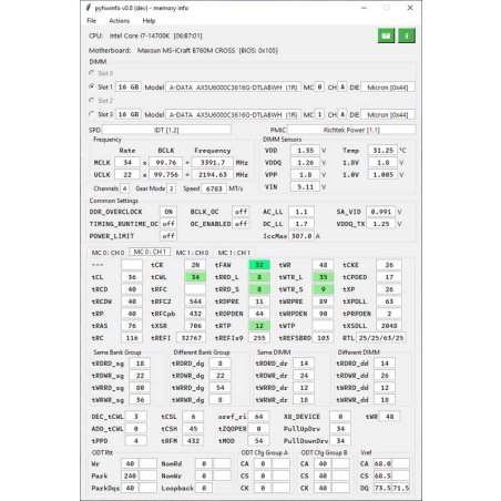 Оперативная память XPG Lancer Blade, DDR5, 32Gb (2x16Gb), 6000MHz, CL34, DIMM, с радиаторами, белый