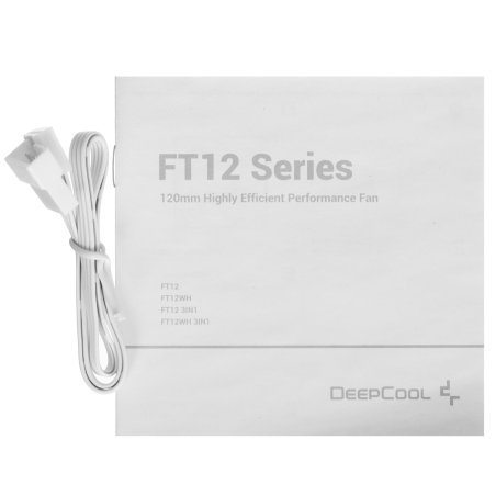Вентилятор для корпуса Deepcool FL12R Wh Reverse ARGb 120х120x25 белый 4-pin 33.9дБ (R-FL12R-WHAPN1-G)