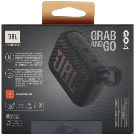 Портативная акустика JBL GO 4, черный