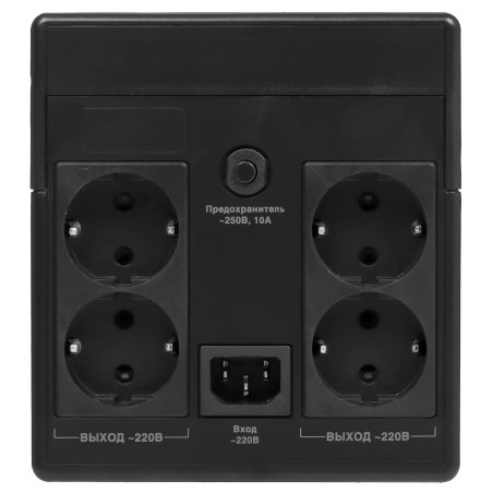 Источник бесперебойного питания ExeGate SpecialPro UNB-1500.LED.AVR.EURO.RJ 1500VA/950W, LED, AVR, 4 евророзетки, RJ45/11, черный