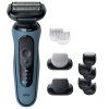 Электробритва Braun S5 52-A1650s c дорожным чехлом синий/черный насадки для тела/триммер для бороды тип 5762