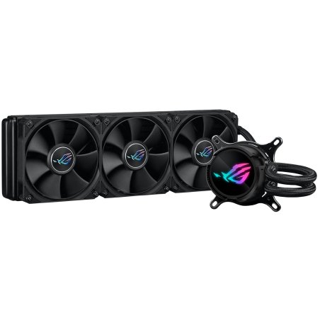 Жидкостная система охлаждения ASUS ROG STRIX LC III 360 черный, 120 мм, алюминий, 2200 об/мин, 36 дБ, 4 pin