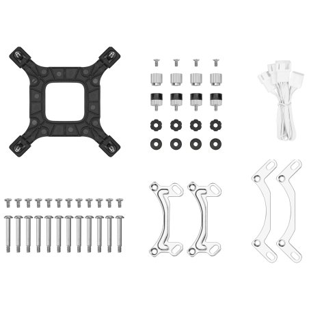 Система водяного охлаждения Deepcool LE360 WH V2 ARGb белый 120мм алюминий+медь 2100rpm 31.6db 4-pin 300W