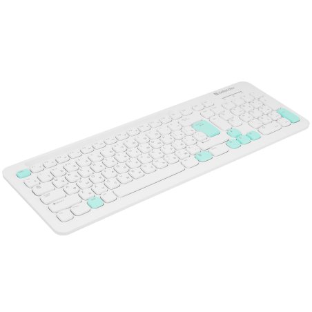 Комплект клавиатура + мышка Defender CERRATO C-978 RU WHITE-BLUE