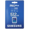Флеш карта SDXC 512GB Samsung PRO Plus Class 10, A2, V30, W130МБ/с, R180МБ/с, <MB-SD512S/EU>