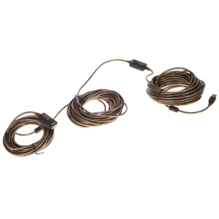 Кабель-адаптер VCOM VUS7049-25M USB2.0-repeater, удлинительный активный <Am-->Af> 25м