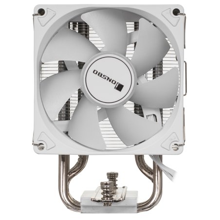Кулер JONSBO CR-1400 Color White LGA1700/1200/115X/AM4 (24шт/кор, TDP 125W, PWM, 92мм Dynamic Multi-Color LED Fan, 4 тепловые трубки, белый, 4-pin) Retail