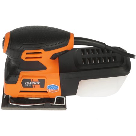 Вибрационная шлифовальная машина PATRIOT OS 105240 Вт, 13 000 кол/мин; размер платформы: 104 х 112 мм