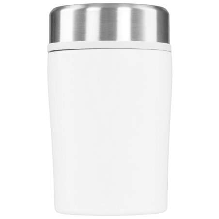 Термос "БИОСТАЛЬ-CROSSTOWN" с широкой горловиной, белый, 0,5 л.