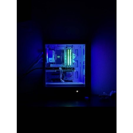 Оперативная память Kingston Fury Beast, DDR5, 32Gb (2x16GB), 5600MHz, CL36, DIMM, радиатор, RGB, белый