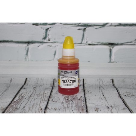Чернила Cactus CS-EPT6644 желтый, 100 мл, для Epson L100/L110/L120/L132/L200/L210/L222/L300/L312/L350/L355/L362/L366/L456/L550/L555/L566/L1300