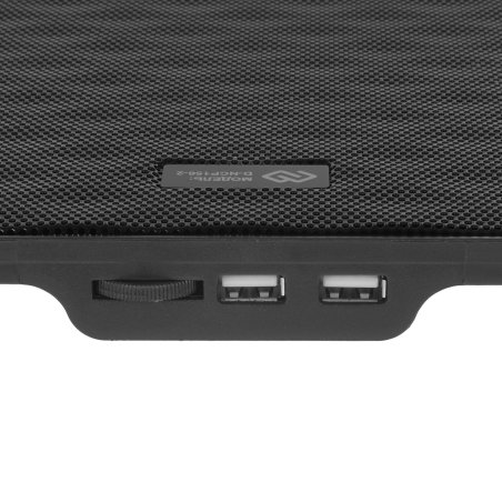 Подставка для ноутбука Digma D-NCP156-2 15.6"360x260x27мм 2xUSB 2x 120ммFAN 650г черный