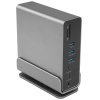 Док-станция Vention USB-C to HDMI/VGA/USB 3.1 Gen 2/USB 3.1 Gen 2-C/USB 3.0x2/RJ45/SD/TF/TRRS 3.5мм/PD/DC Docking Station Gray Vertical Aluminum Alloy Type EU Standard