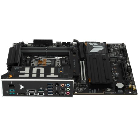 Материнская плата ASUS TUF GAMING X870-PLUS WIFI, AM5, AMD X870, 4xDDR5, 2xSATA, 4xM.2, 1xPCIe 5.0 x16, 1xPCIe 4.0 x4, 1xHDMI, 1xUSB-C 3.2 Gen 2, 1xUSB-C 3.2 Gen 2x2, 2xUSB-C 4.0, 1x 2.5Gb LAN, 1xUSB-A 2.0, 3xUSB-A 3.2 Gen 2, 4xUSB-A 3.2 Gen 1, 5x3.5 мм, 