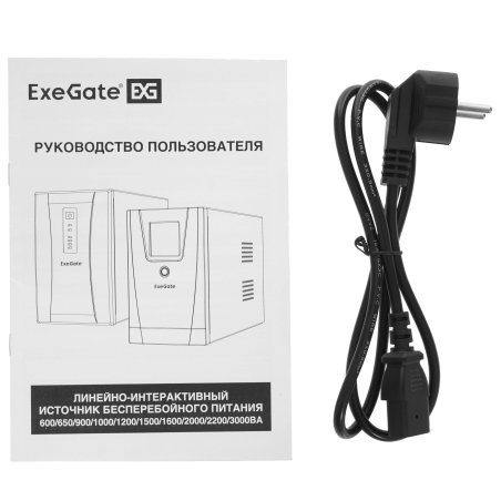 Источник бесперебойного питания ExeGate EP285511RUS SpecialPro Smart LLB-1600.LCD.AVR.EURO.RJ.USB 1600VA/950W, LCD, AVR, 4 евророзетки, RJ45/11, USB, черный