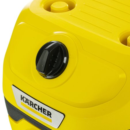 Строительный пылесос Karcher WD 2 V-15/4/18 желтый, 180/1000 Вт, уборка сухая/влажная, пылесборник мешок/контейнер, 15 л