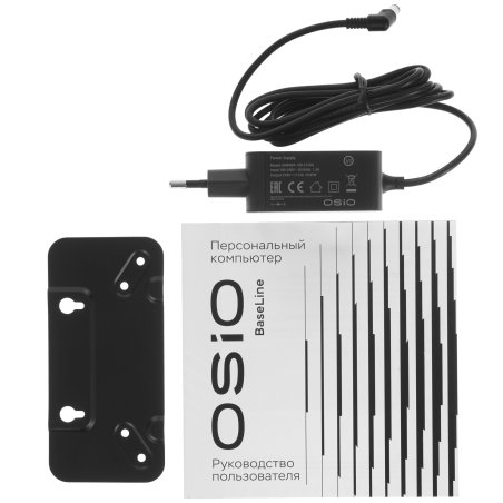 Компьютер Мини Osio BaseLine B51i-017 i5 1235U (1.3) 16Gb SSD 512Gb Iris Xe Win 11Pro 64 GbitEth WiFi BT 59.85W коричневый/серебристый