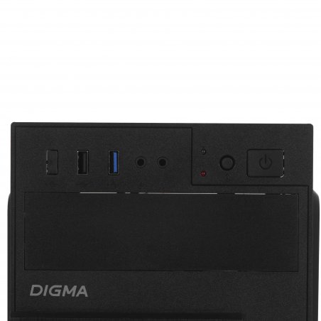 Компьютерный корпус Digma DCC-MN301 черный без БП mATX 1x80мм 2x120мм 1xUSB 2.0 1xUSB 3.0 audio