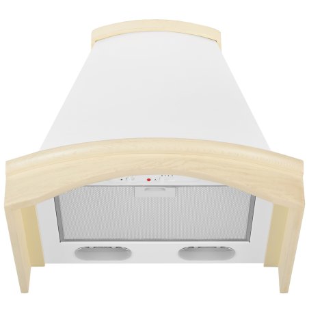 Вытяжка каминная Elikor Ротонда 60П-650-П3Л бежевый, 60 см, 650 куб. м/ч, 56 дБ