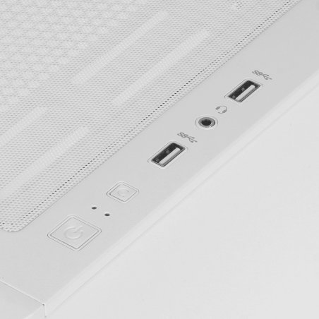 Компьютерный корпус Gigabyte C102W Gb-C102GI белый без БП M-ATX 5x120мм 4x140мм 2xUSB 3.0 audio bott PSU