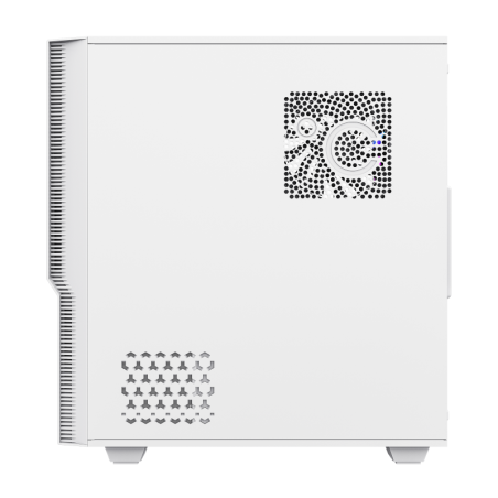 Компьютерный корпус GameMax Centauri, без БП, (ATX,Бело-голуб,USB 3.0, Зак.стек.,1*120мм. RGb, пыл.фильтр), белый/синий