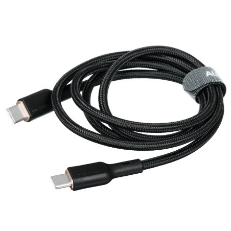 Кабель Aukey Nylon Braided 100w Kevlar 1m черный