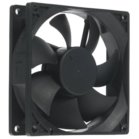 Вентилятор для корпуса Gembird D9225HM-3 черный, 92 мм, 2500 об/мин, 29.8 дБ, 3 pin