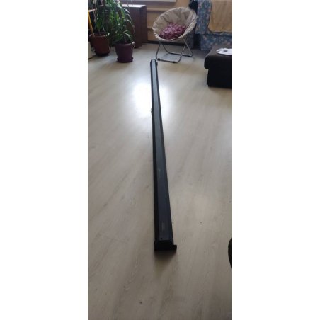 Экран Cactus 150x150см Wallscreen CS-PSW-150X150-BK 1:1 настенно-потолочный рулонный черный