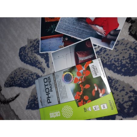 Фотобумага Cactus CS-GA523050 A5/230г/м2/50л. глянцевая для струйной печати