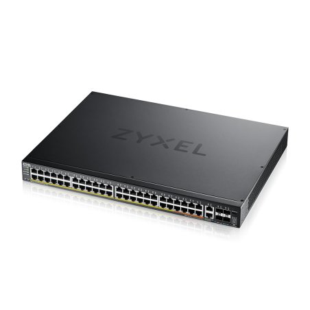 Коммутатор L3 Access Zyxel NebulaFlex Pro XGS2220-54FP, rack 19", 48xRJ-45: 1G PoE+ (8 из них PoE++), 2xRJ-45: 1/2.5/5/10G PoE++, 4xSFP+, бюджет PoE 960 Вт
