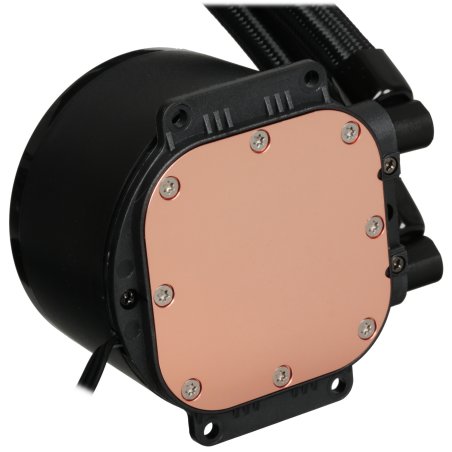 Система водяного охлаждения ExeGate BlackWater-240V2.PWM.RGb черный, 120 мм, алюминий, 2000 об/мин, 22 дБ, 4 pin, 220 Вт