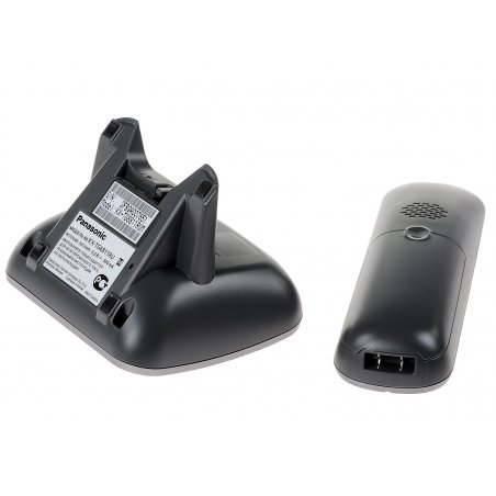 Телефон беспроводной (DECT) Panasonic KX-TG6811RUM (серебристый) Беспроводной DECT,40 мелодий,телефонный справочник 120 зап.