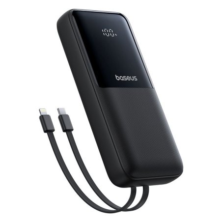 Baseus Lipow Dual-Cable Power Bank 20000mAh 22.5W Black USB-A to USB-C P10079102123-00