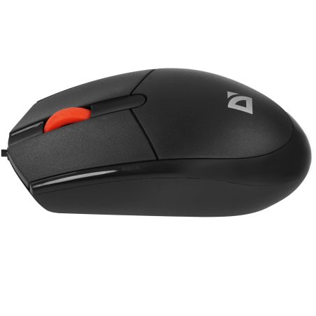 Мышь проводная Defender Delta MM-523 черный, 1000 dpi, USB, кнопки - 3