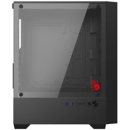 Корпус Bloody CC-123 черный без БП mATX 8x120мм 2xUSB2.0 1xUSB3.0 audio bott PSU