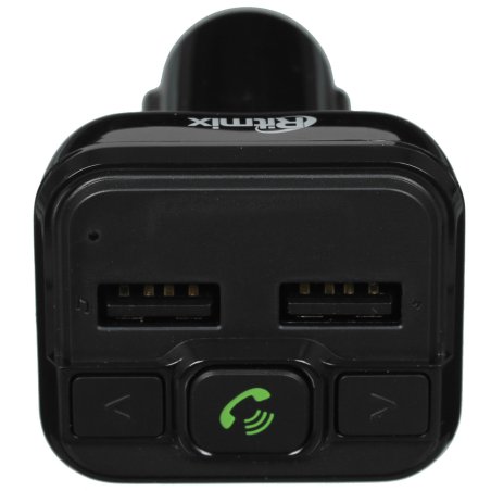 Автомобильный FM-модулятор Ritmix FMT-A880 черный MicroSD BT USB (80001662)