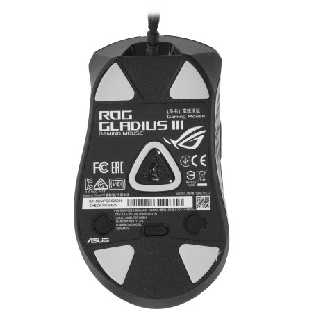 Мышь проводная ASUS ROG Gladius III черный, 19000 dpi, USB, кнопки - 6