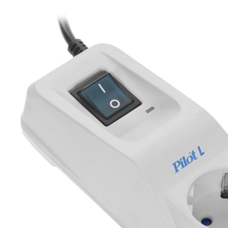 Сетевой фильтр Pilot L (GP) 173 5м (6 розеток) белый (коробка)