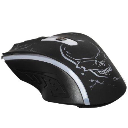 Мышь проводная Defender Overmatch GM-069 черный, 2400 dpi, USB, кнопки - 4