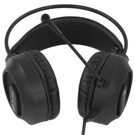 Наушники с микрофоном Оклик HS-L300G Black черный 2.2м мониторные USB оголовье (1796949)