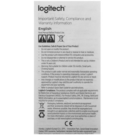 Ресивер USB Logitech Bolt черный